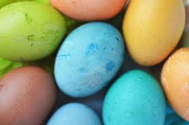 coloured eggs